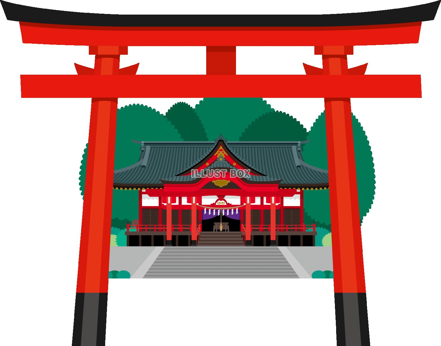 神社 イラスト無料