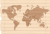世界地図　地図　木　木目　ナチュラル