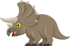 恐竜 トリケラトプス　キャラクター