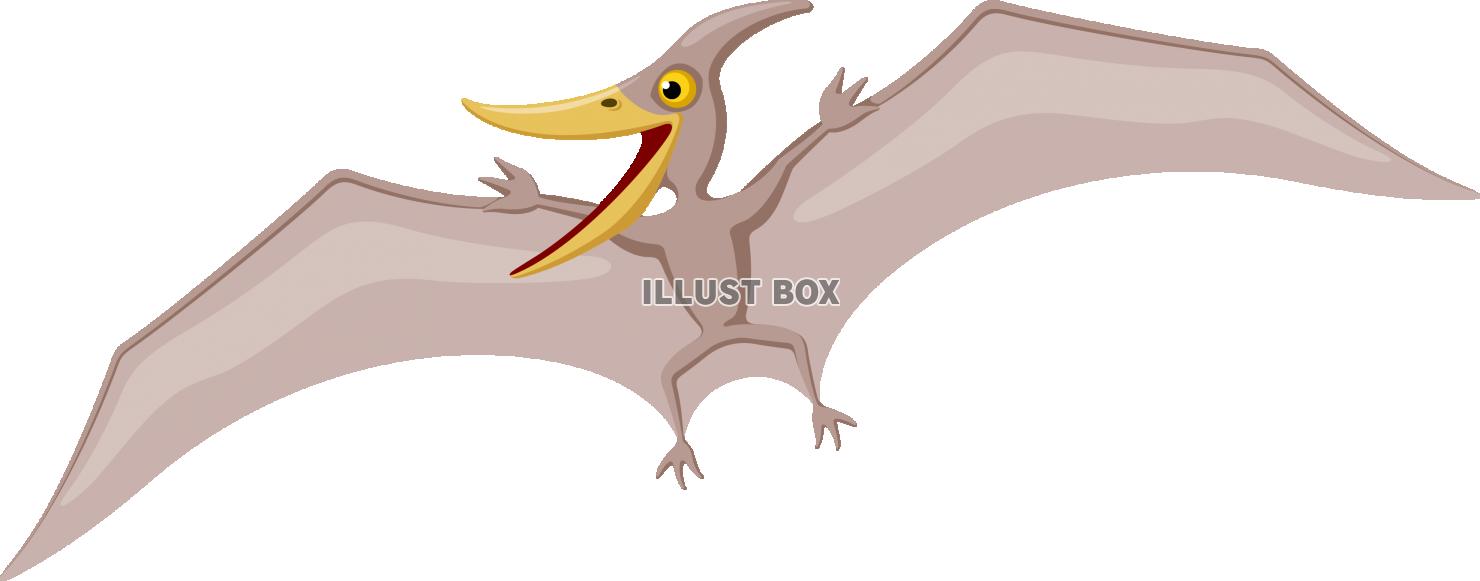 無料イラスト 恐竜 翼竜 プテラノドン キャラクター