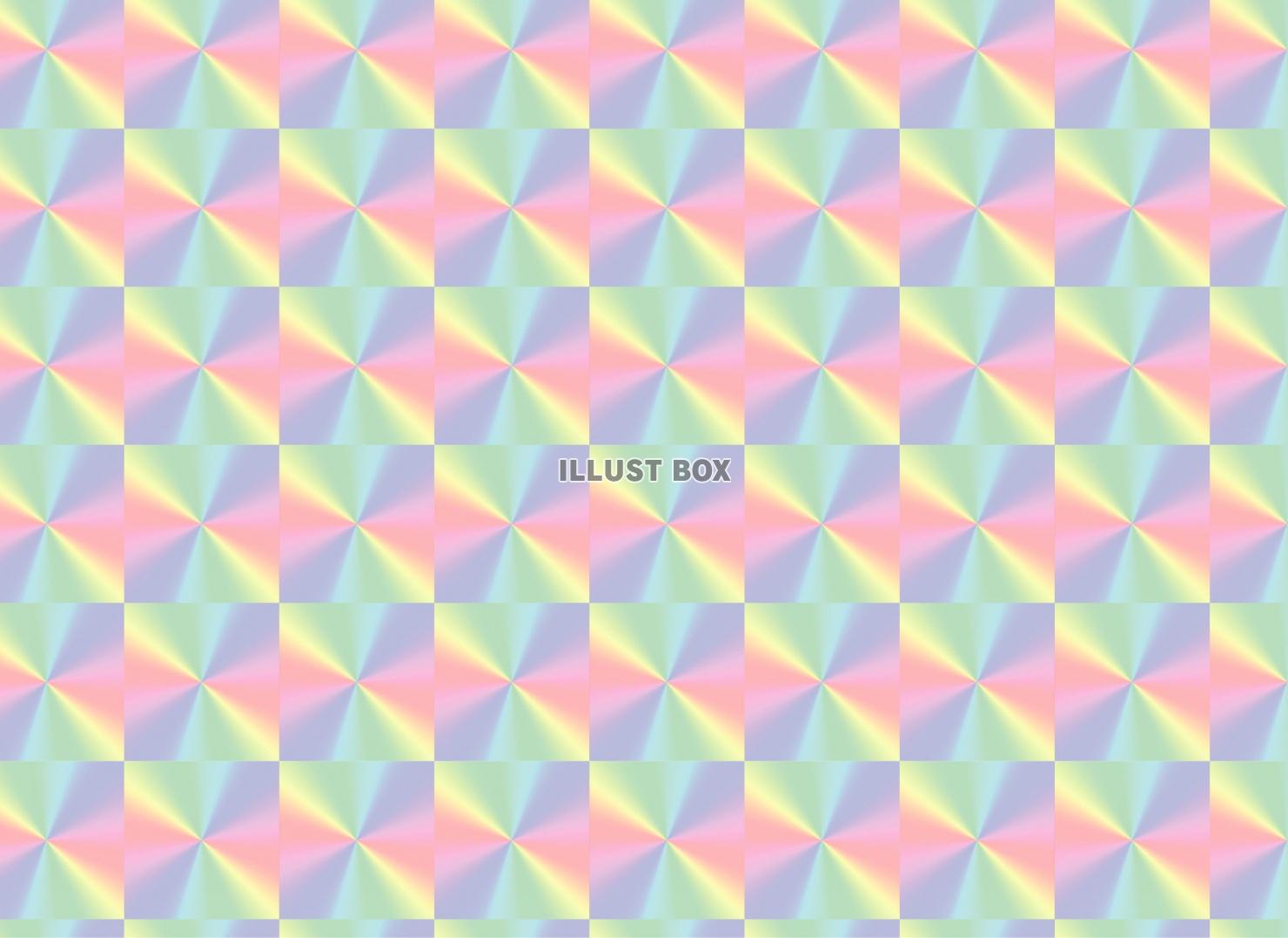 ホログラム（虹色RGB）パターン・キラキラ背景素材