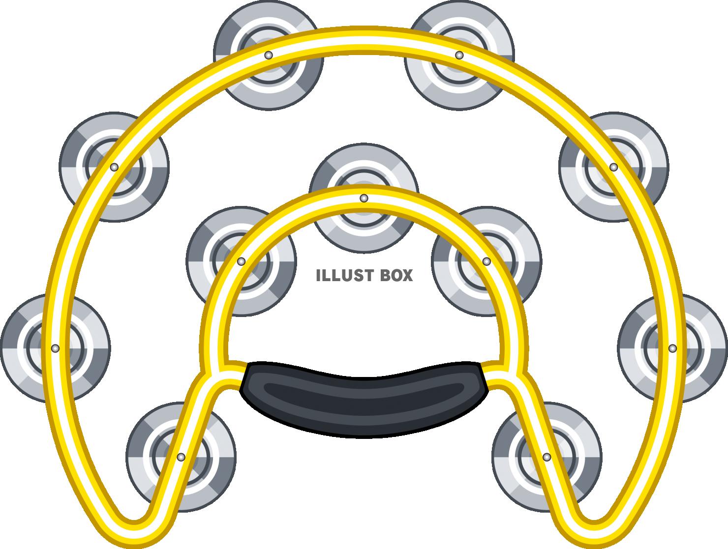 タンバリン イラスト無料