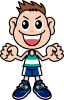 元気な少年　キャラクター