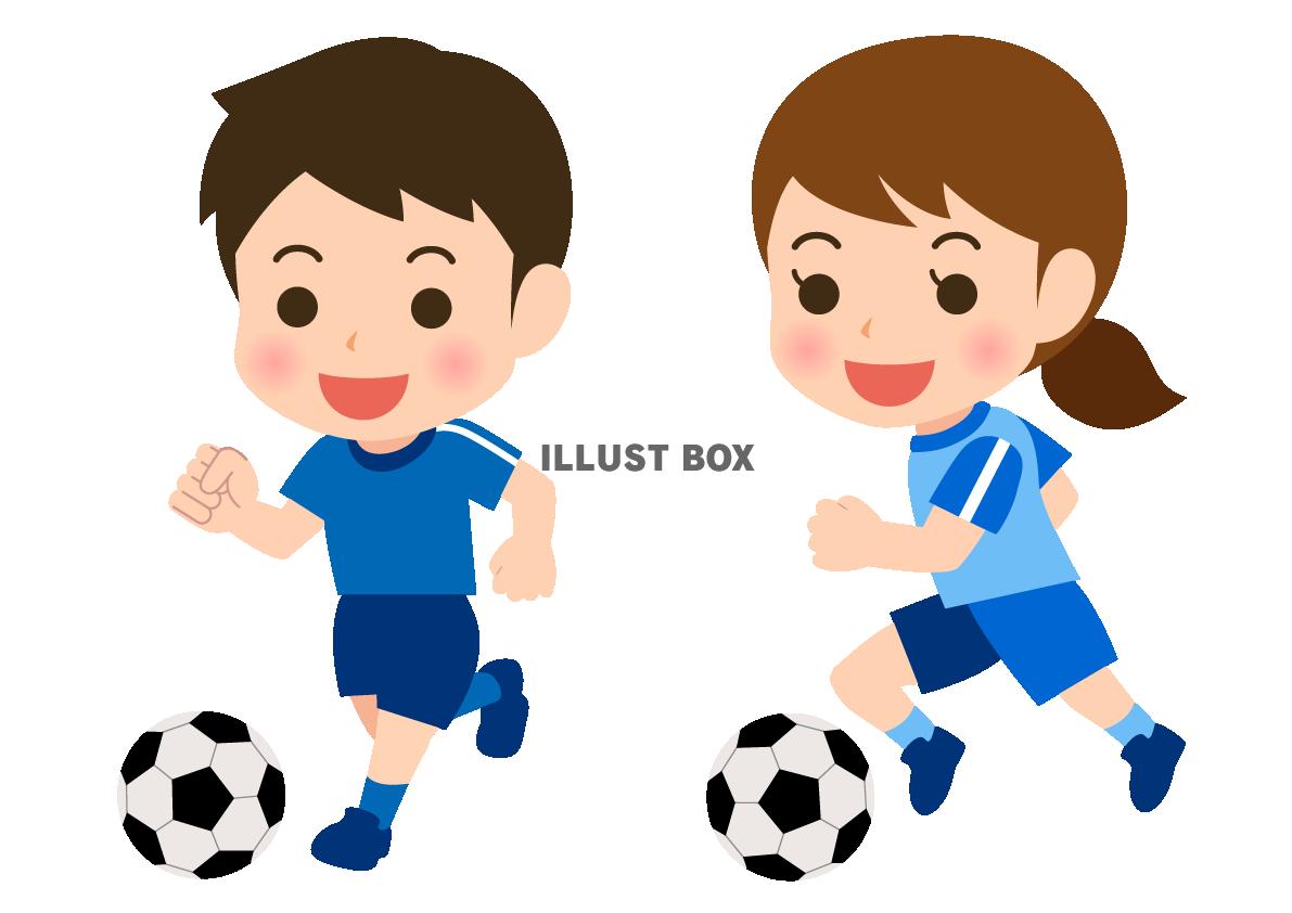 サッカー イラスト無料