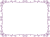つる草フレームシンプル飾り枠素材イラスト。透過PNG