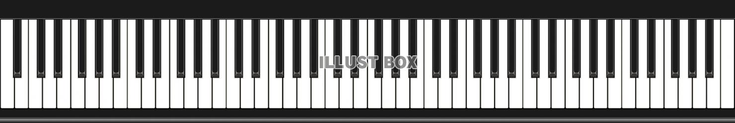 無料イラスト ピアノ 鍵盤 キーボード