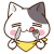 いただきます♡＜ぶち猫　にゃんこ＞