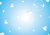 青空に舞う蝶々　モンシロチョウ　太陽