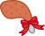 ローストチキン　クリスマス　リボン