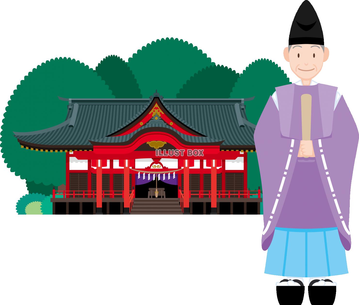 神社 イラスト無料