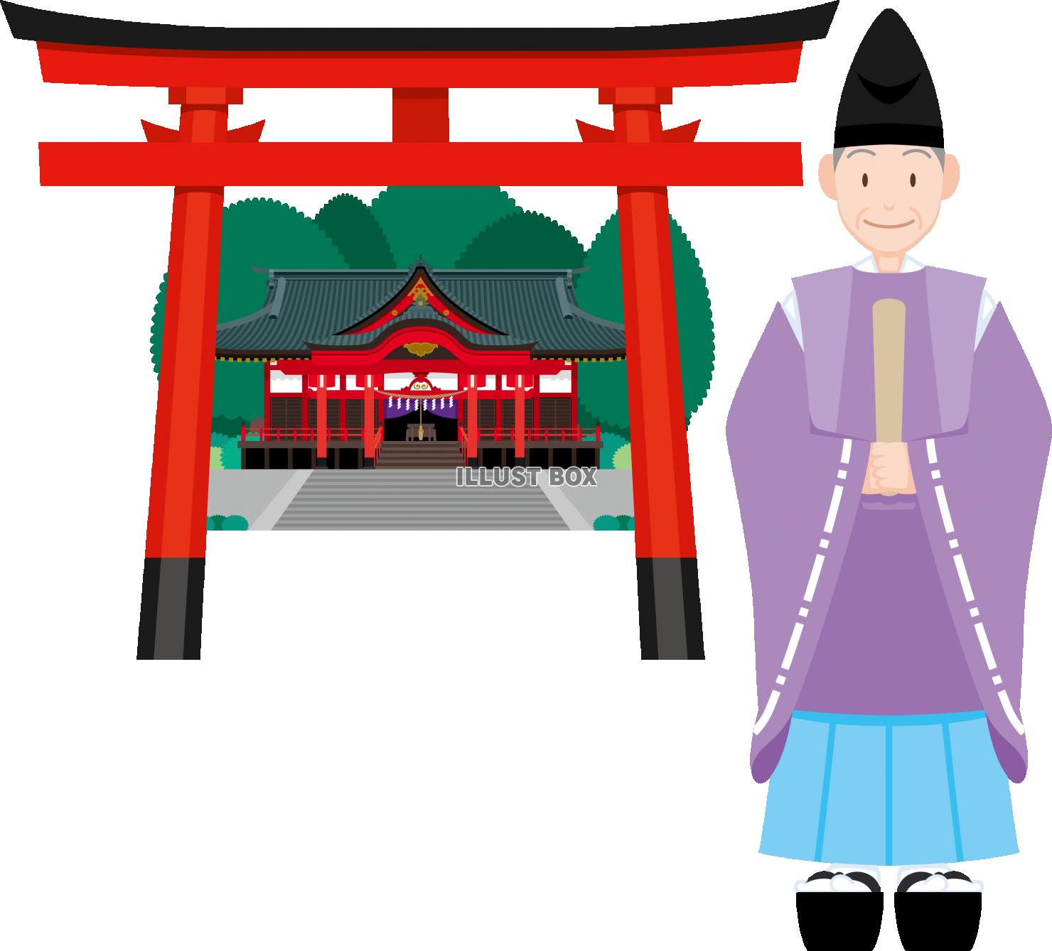 神社 イラスト無料