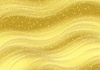 金色の波とキラキラ　壁紙