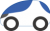 未来的な自動車　電気自動車