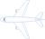 飛行機　上面