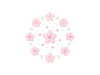 桜の花のデコレーション