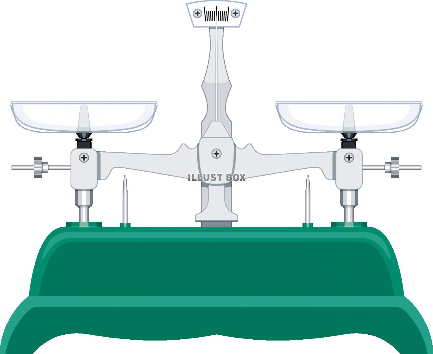 無料イラスト 上皿天秤