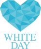 ホワイトデー・アイコン（ハートマーク）WHITE DAY