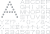 リベット 文字 アルファベット セット