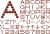 粒チョコ 文字 アルファベット セット