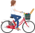 自転車　買い物　女性