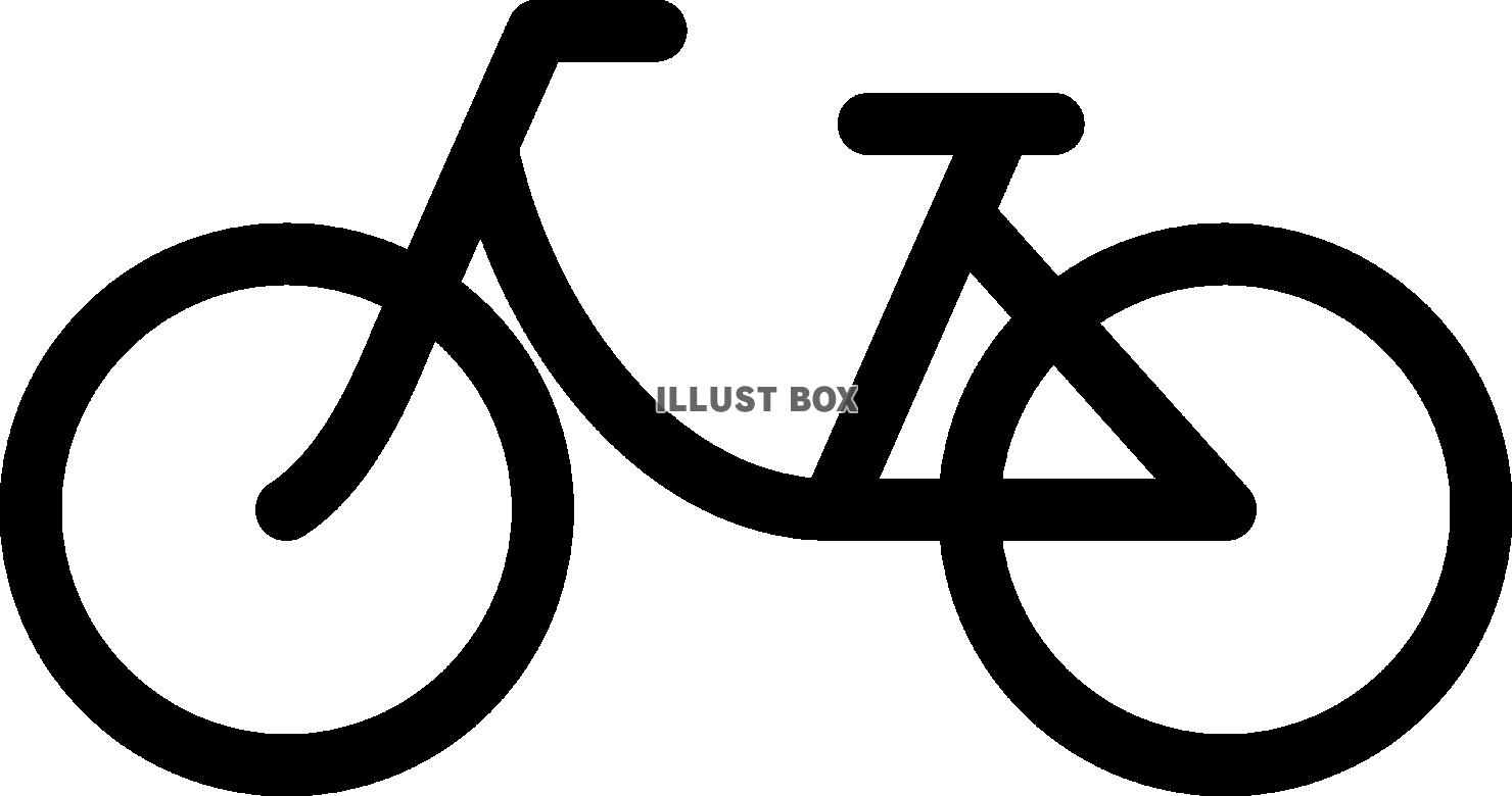 無料イラスト 自転車 サイクル アイコン