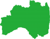 福島県の地図（MAP）緑色