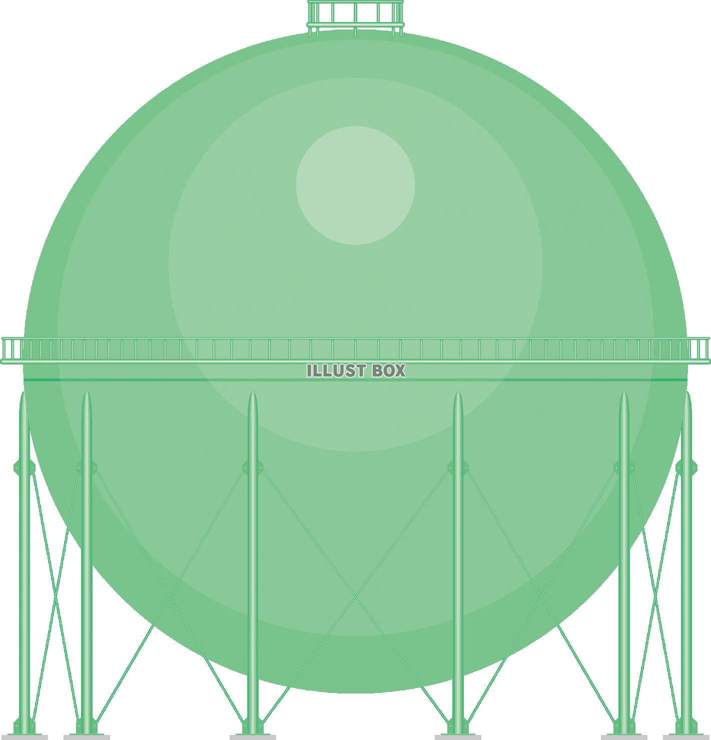 貯蔵タンク イラスト無料