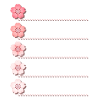 桜の見出しセット