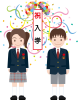 祝　入学　小学生　くす玉