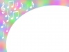 音符フレーム音楽飾り枠素材イラスト。ベクターもあります