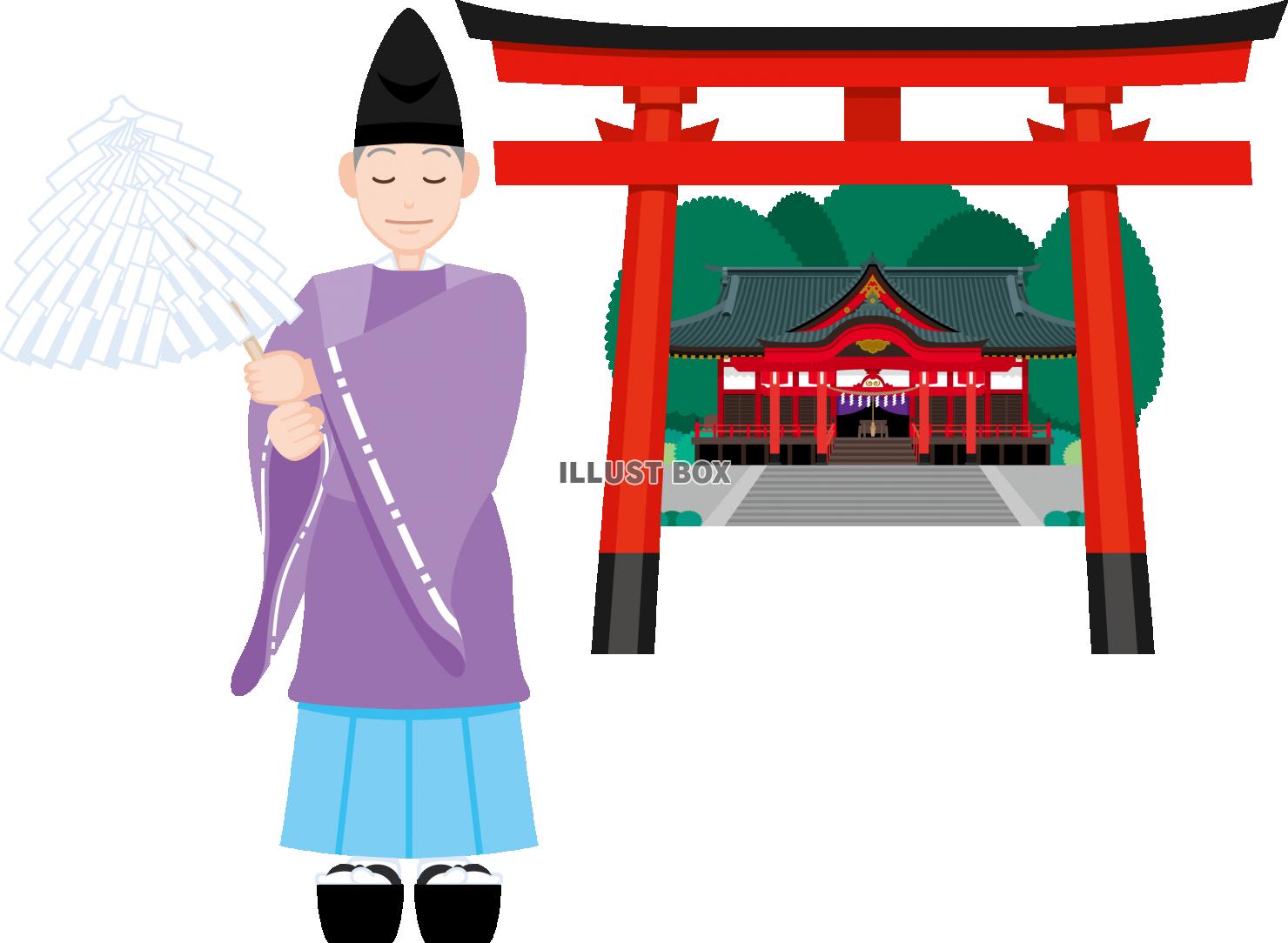 神社 イラスト無料