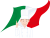 シェフ　イタリア国旗　イタリアン