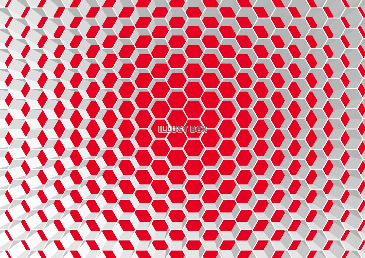 ハニカム　壁紙　六角形 　パターン　立体
