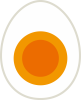 ゆで卵　半熟