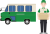 宅配車 ドライバー　荷物