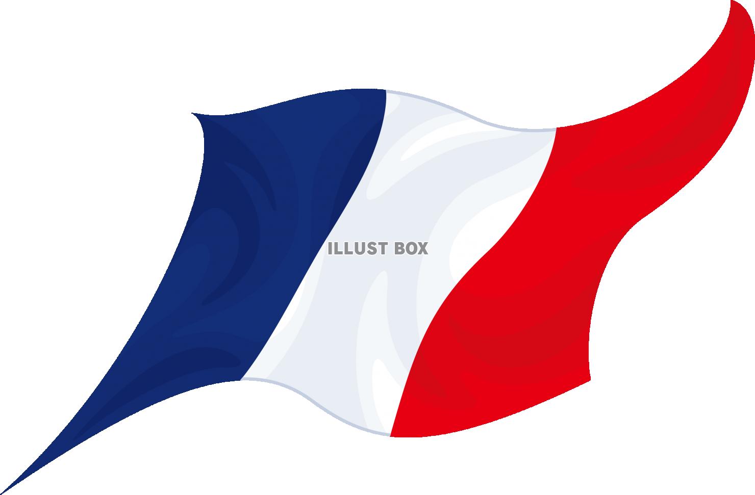 無料イラスト 国旗 フランス トリコロール