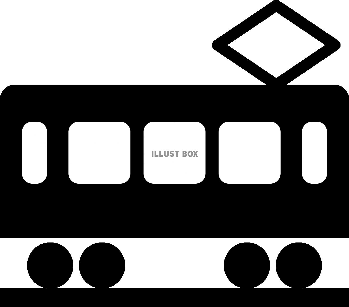 電車 交通手段 アイコン マーク