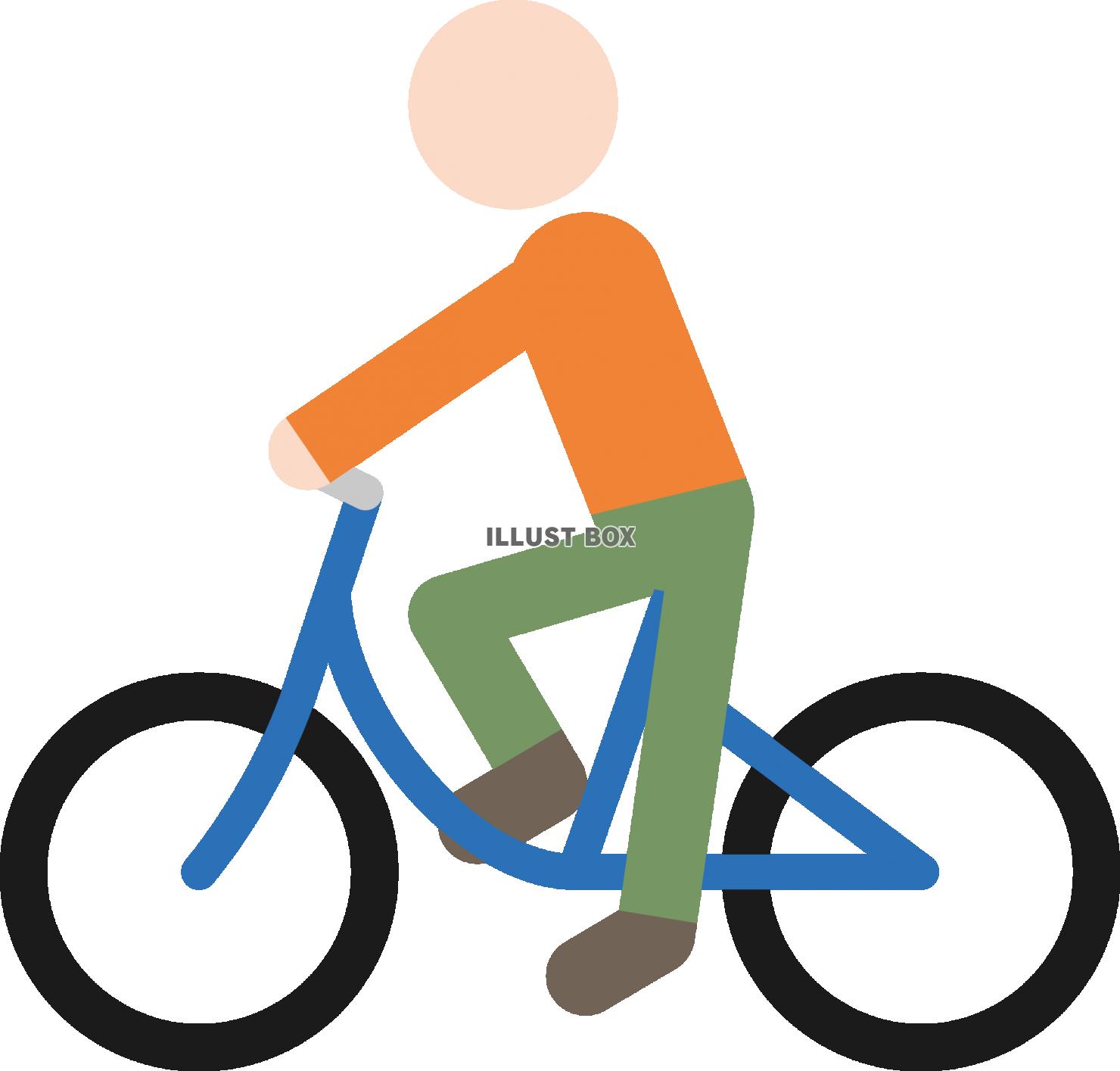 自転車 交通手段 アイコン マーク