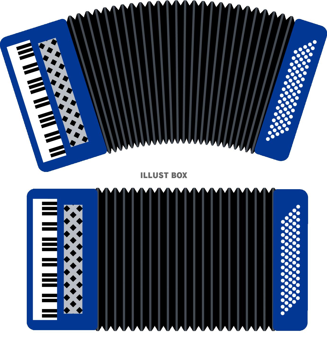 アコーディオン イラスト無料