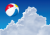 入道雲 夏 ビーチボール