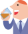 ビジネス　横顔 　プロフィール　飲む