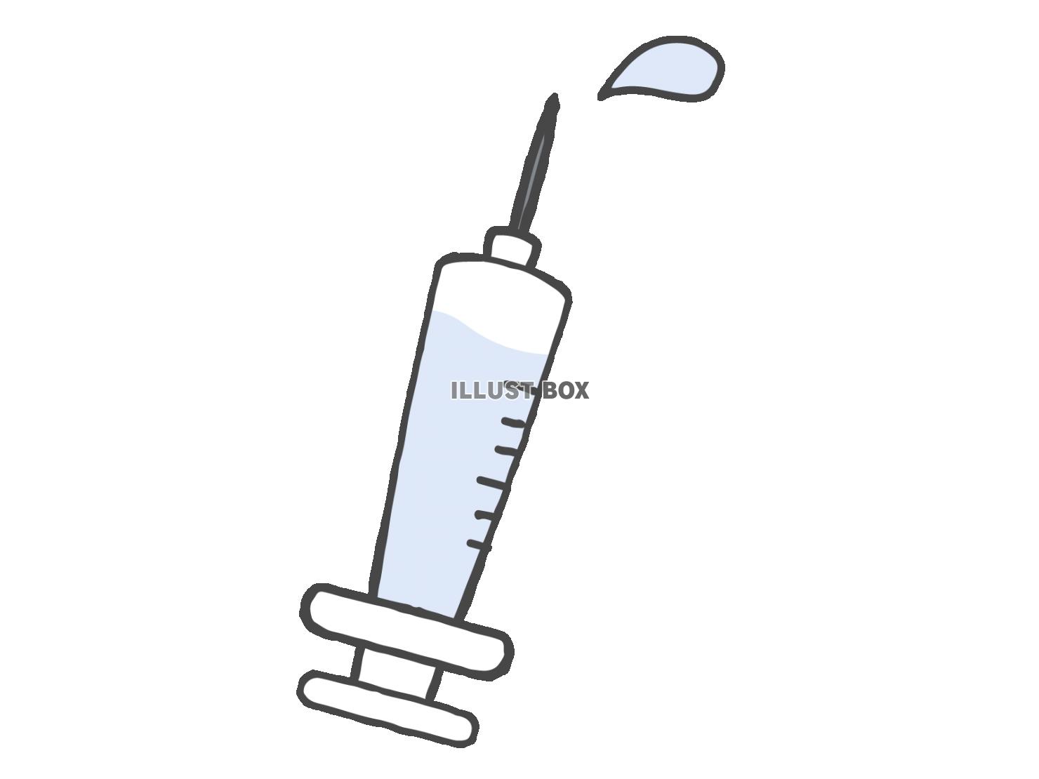 注射器 イラスト無料