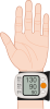 血圧計　手首式血圧計　デジタル　計測