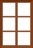洋風な木枠の窓のフレーム