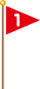 ランキング　フラッグ　1位