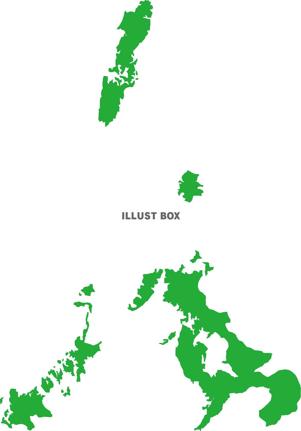 長崎県の地図