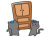 大きな家具を運ぶ黒猫