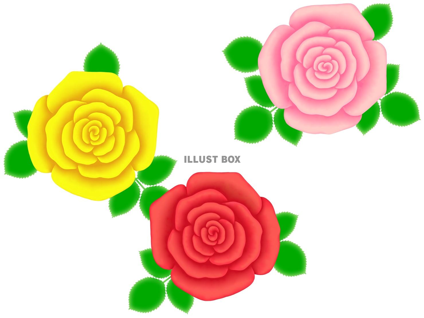 無料イラスト 薔薇の花模様壁紙シンプル背景素材イラスト ベクターもあります