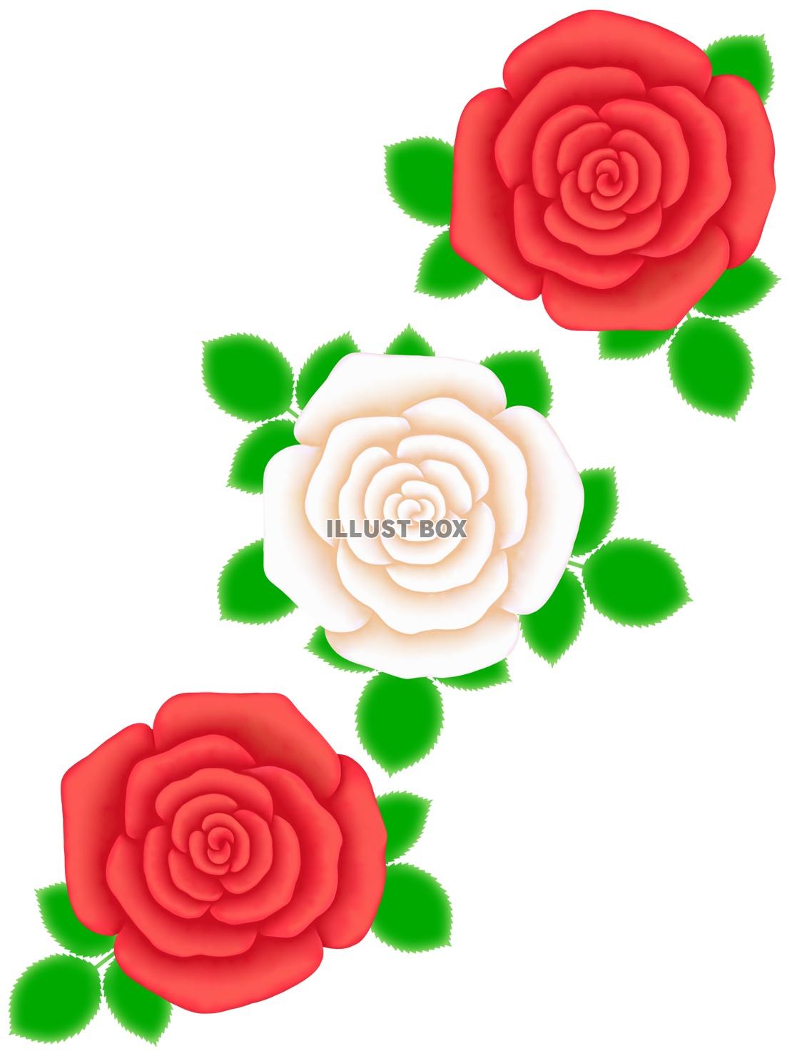無料イラスト 薔薇の花模様壁紙シンプル背景素材イラスト ベクターもあります