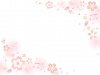 桜と音符の背景